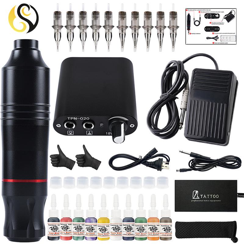 

Набор для татуировок Lishen: нет. 1 Набор ручек-моторов для татуировки и практики Lishen Motor Pen Set