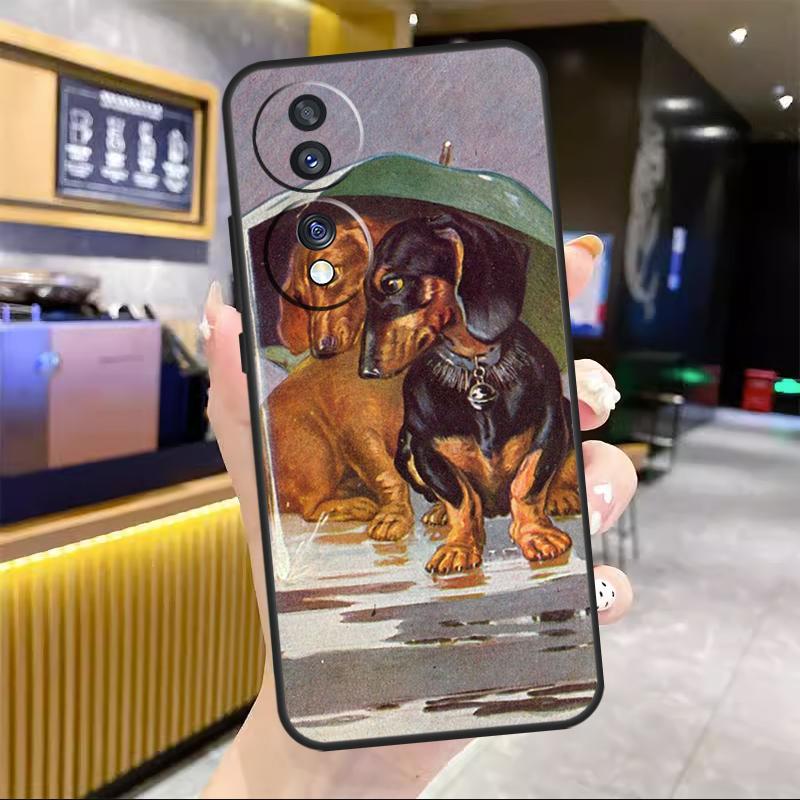 Dachshund Dog Animal For Honor Magic 8 7 6 5 Lite Case For Honor 200 400 Pro 50 70 90 X8c X8b X9a X9b X9c Win RT