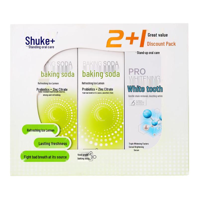

Shuke Icy Lemon Baking Soda Toothpaste