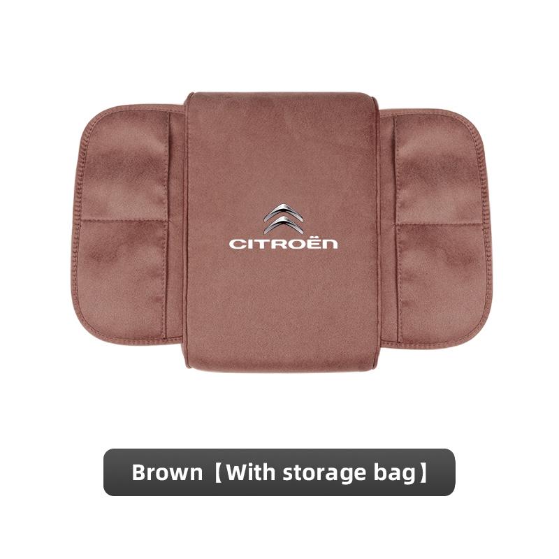 Suede Car Interior Armrest Box Mat Center Console Accessories For Citroen C1 DS3 C2 C3 Vts C4 Saxo C4L C5 C6 C8 Xsara C3-XR SEGA ajx256