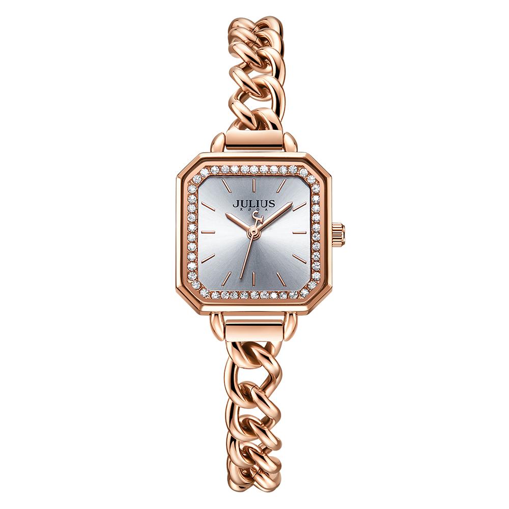 Jyullieoseu Ja-1292 Clean Dial Women'S Chain Metal Watch