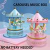 Carousel Music Box, Children's Music Box, Creative Toys, Cake Baking Decoration, Christmas Decoration, Birthday Gift