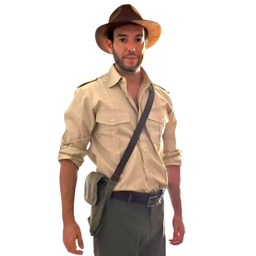 Thecostumebase Indiana Jones Mk VII Gas Mask Bag Green Indy Prop WWII