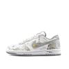Dunk Tinte Waschung Gold Silber Abriebfest Niedrig geschnitten Skateboard Schuhe Herren Weiß Grau Silber 355152-106(Team1821-)