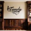 Heart Metal Wall Art Butterfly Floral Farmhouse Decor Indoor Outdoor Housewarming Gift Easy Hanging