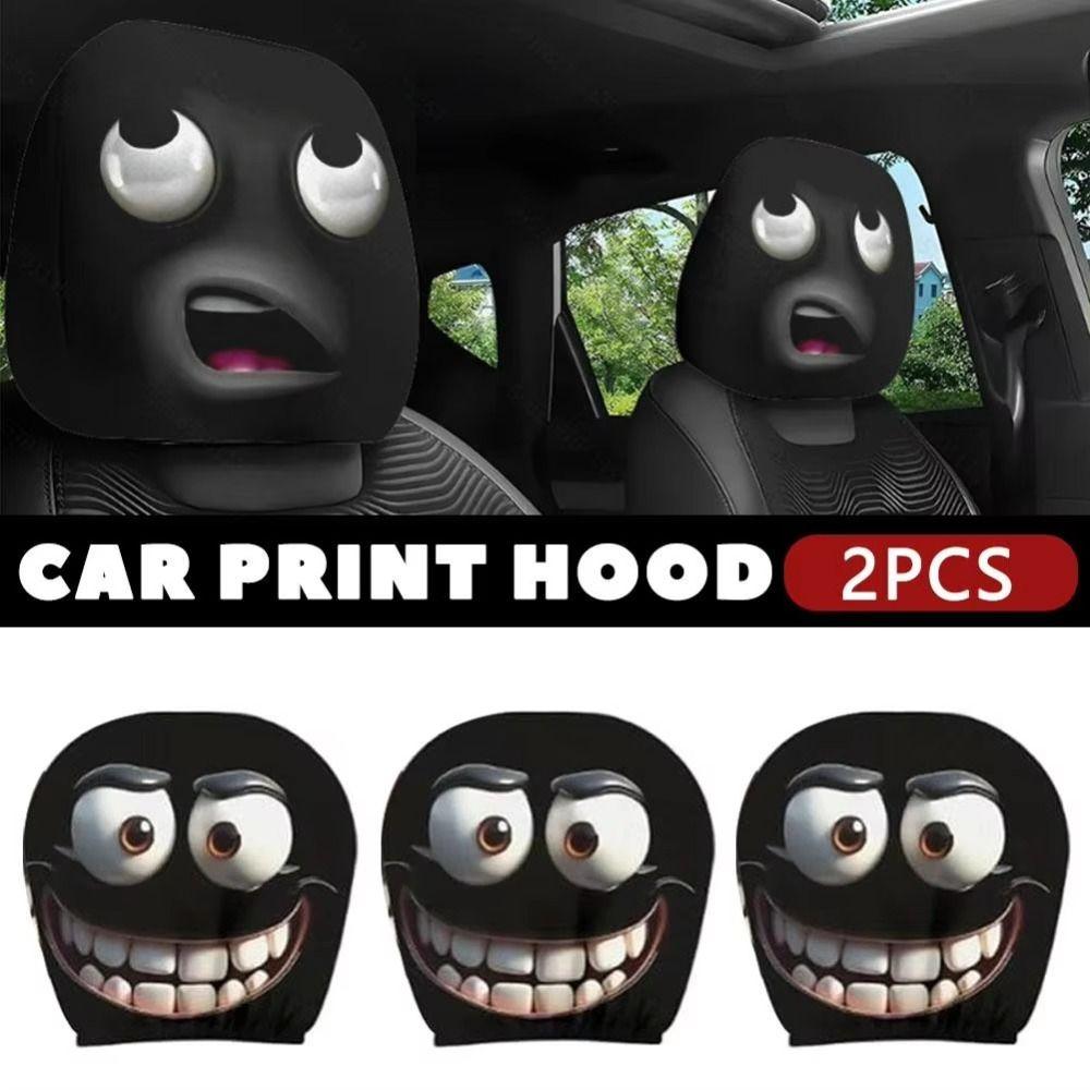 2 Peças Capa de Assento de Carro Universal Respirável Apoio de Cabeça de Assento de Carro Acessórios de Interior de Automóvel