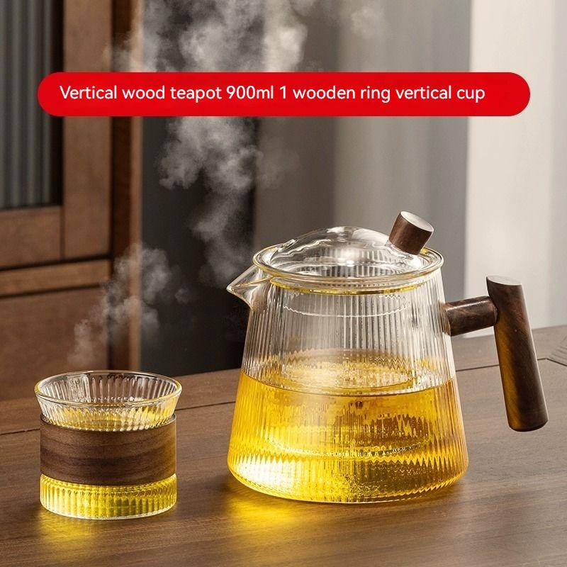 Coffee Pot Transparent High Borosilicate Glass Teapot Family Restaurant Transparent Teapot Cold Pot