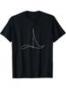 Conductor 4 4 Pattern Music Minimalist T-Shirt