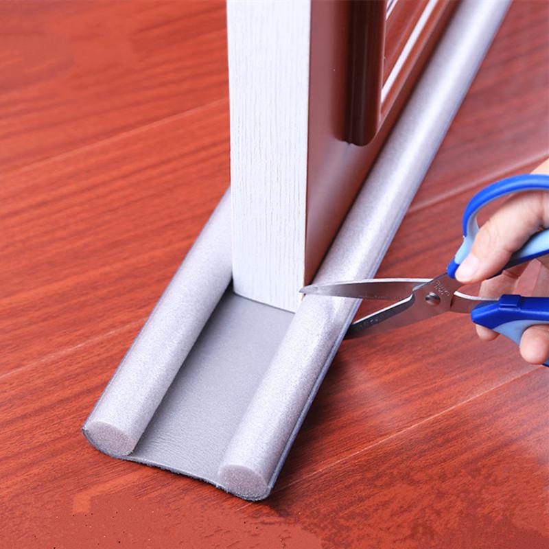 93cm Easy To Install Door Seal Strip Weatherstrip Sound Proof Windproof Strip Insect Control Door Gap Seal Home Hardware
