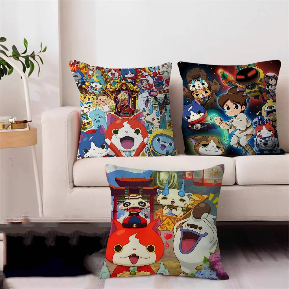 Spiel Yo-kai Watch Kissenbezug Für Schlafzimmerzimmer Und Wohnzimmer Sofa Dekorative Kissenhülle