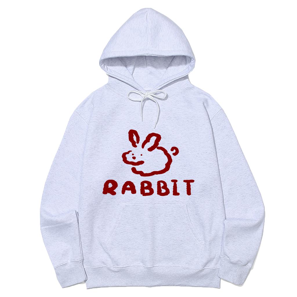 Red Line Rabbit Hoodie_3 Color