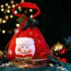 Noel Hediye Çantaları 3D Kardan Adam Noel Baba Geyik Bebek Yeniden Kullanılabilir Noel Jüt Çuvallar Saplı Noel Partisi Hediyelikleri Tatil Hediyeleri Paketleme
