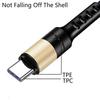 3 In 1 Micro USB Type-C 3/5A Phone Fast Charging Cable Cord