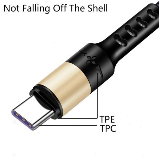 3 In 1 Micro USB Type-C 3/5A Phone Fast Charging Cable Cord