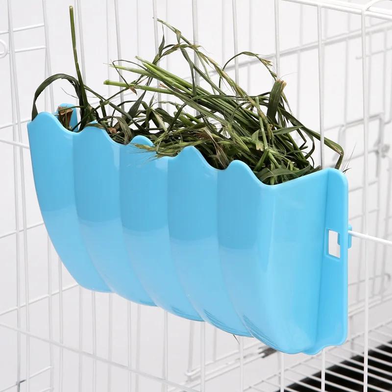 Hanging Grass Feeder Small Pet Rabbit Hanging Grass Feeder Rack Shelf Hay Bowl Holder Box Dispenser Pet Accessories