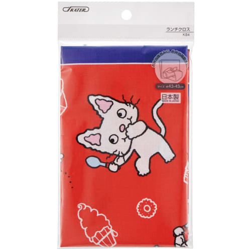 Skater Children's Lunch Cloth, 43x43cm, Made in Japan, Nontan (KB4-A)