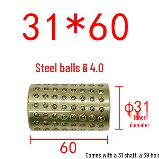 Golden Copper Ball Bearing Cage Mold Guide Bush Holder