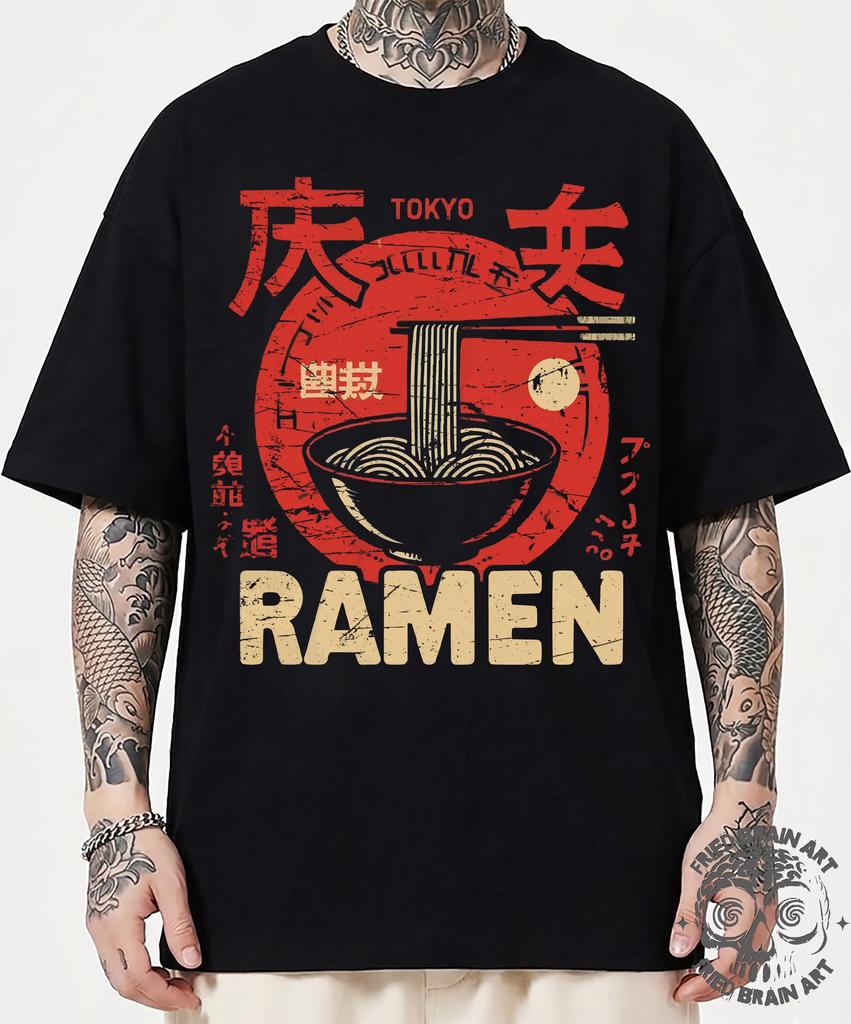 Tokyo Ramen T-Shirt: Japanese Foodie Gift