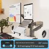 Dual Monitor & Laptop Rotating Stand with Adjustable Tray Height