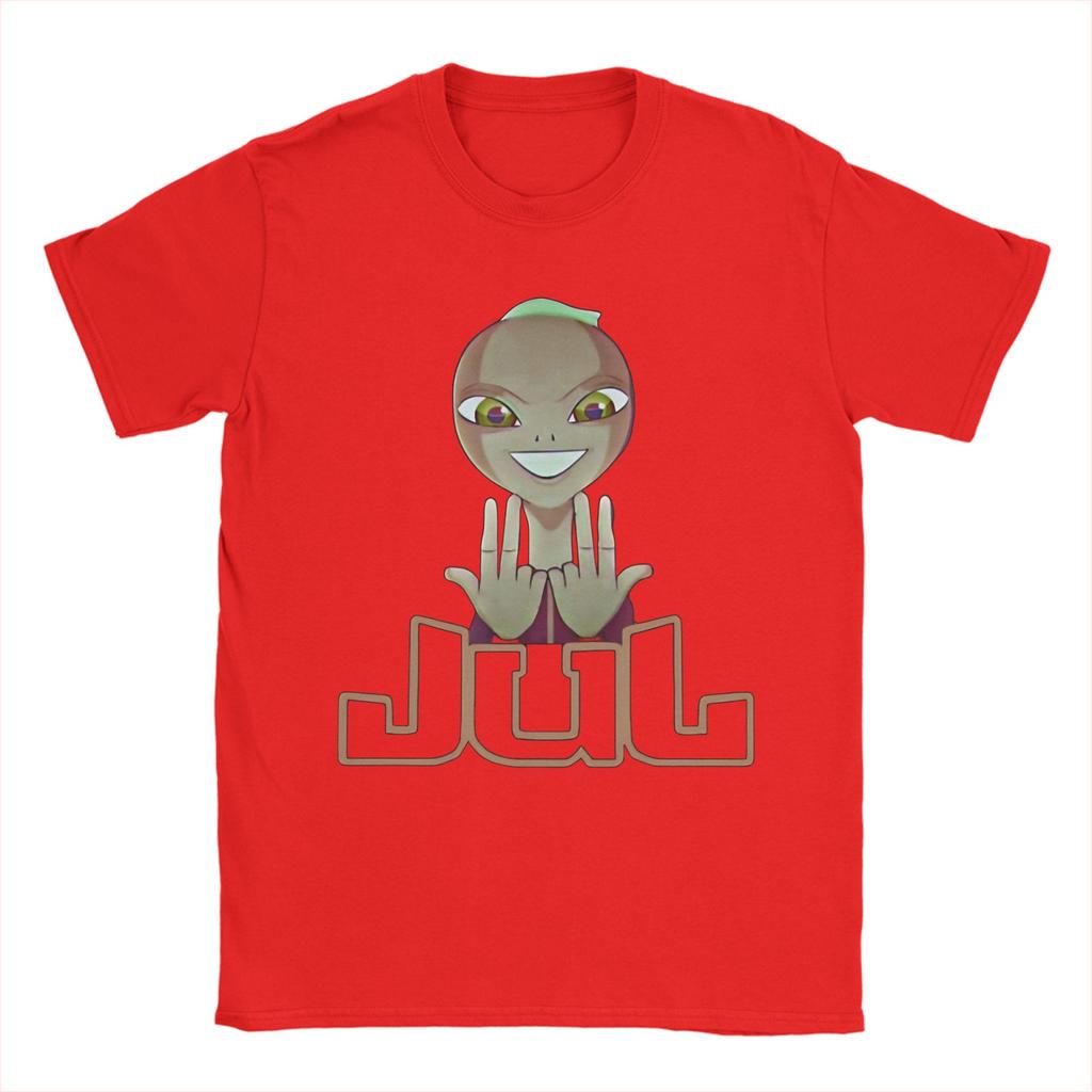 Men's T-Shirts JULs Rap Funny Cotton Tee Shirt Short Sleeve  T Shirts Crewneck Tops Gift Idea