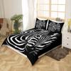 3D Zebra Digital Printing Duvet Set Bedding Set Three-Piece Set