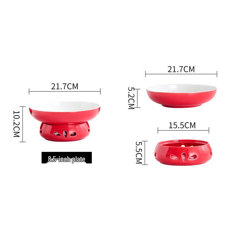 Nordic Ceramic Round Buffet Warming Plate