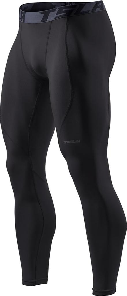 Tesla Compression Tights and Running Cold Weather Long Men's Fleece-Lined [Stretchable, Warm, Cold-Wearing] Sportswear, Leggings, Innerwear, Wear,
