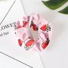 Summer Fruit Pattern Elastic Hair Ties for Women New Trend Scrunchies Ponytail Elastic Hair Bands Hair Accessories