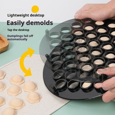 37 Håls Aluminium Dumplingform, Batch-Tillverkningsverktyg för Hemkök Handgjorda Dumplings Degtryckare Hemkök Verktyg