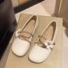 Fashion Shoes for Women Office Moccasins Slip-on Soft Bottom Chic and Elegant 2025 Trend Offer Spring 39 Woman Flats Korean Style Summer
