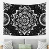 Botanical Polyester Fabric Tapestry Floral With Green White Spring Wall Hanging Tapestry,Plants Leaves Tapestry Daily Decorative