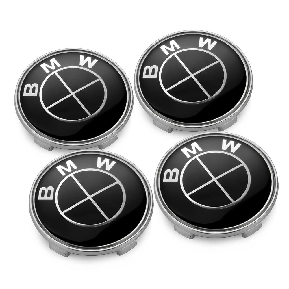 For Bmw X1 X3 X5 X6 F30 F20 F10 G30 E36 E46 E53 E90 E60 E61 E93 E87 Stickers 68mm Car Wheel Tire Rim Center Hub Covers Caps BM5