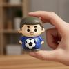 Rebound Football Player Pinch Toy Press Football Squeeze Toy Decompression Toy  Backpack Pendant