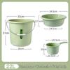 Thickened Dormitory Plastic Bucket Set
