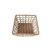 Style Handmade Paper Rope Woven Storage Basket For Jewelry And Snacks Organizer