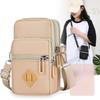 Borsa a tracolla da donna con tasche multiple per telefono, borsa a spalla mini leggera, portafoglio per passaporto da viaggio, piccola borsa a tracolla