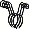 1pcs Black Velvet Butterfly and Insect Antenna Headbands | Adjustable Bug Ant Hair Bands for Women - Perfect for Christmas Costumes