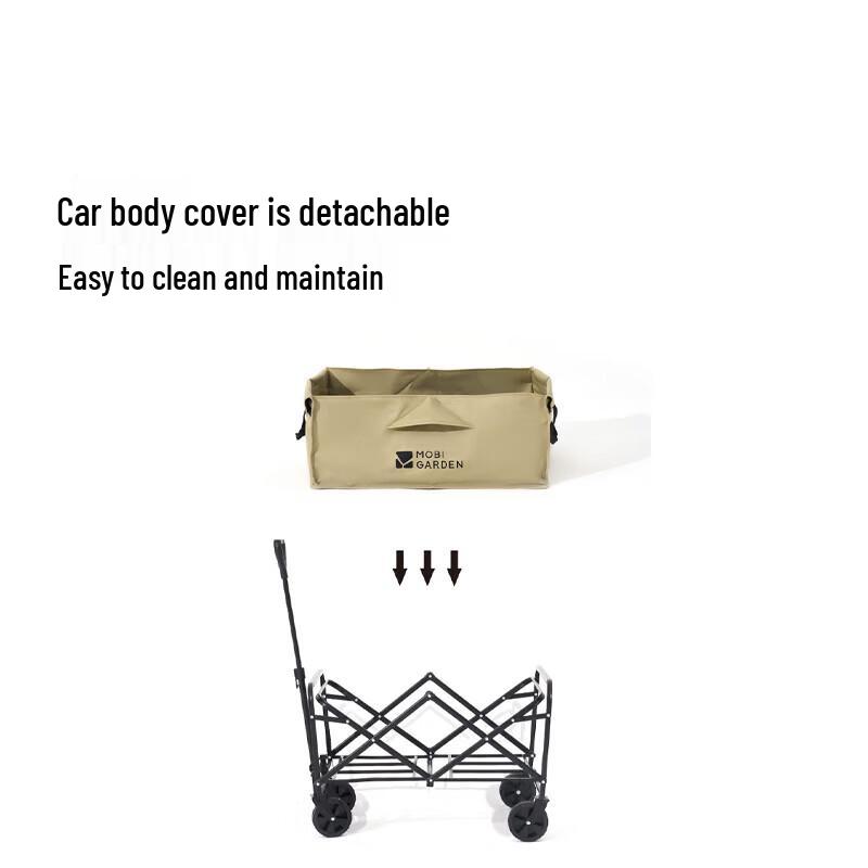 MOBIGARDEN NX25689019 Folding Outdoor Utility Wagon