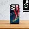 Prime Aurora Borealis Phone Case For iPhone17,16,15,14,13,12,11 Plus,Pro Magnetic For Magsafe Wireless Charging