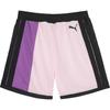 Puma Basketball Series Color Block Mesh Comfortable Breathable Sports Shorts Men Shorts Light-Pink 625343-02