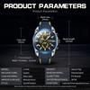 Megir Men's Quartz Watch Luxury Silicone Band 3ATM Water Resistant Business Chronograph Mens Sports WristWatches