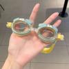 Cartoon-Tier Kinder Schwimmbrille Anti Kleiner Bär Schwimmbrille Wasseraktivitäten