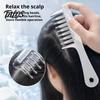 Essential Oil Hair Comb Scalp Applicator Comb, Round Massage Ball Teeth Design, 10ml Capacity, for Growth Clear Leakproof Portable Liquid Dispenser