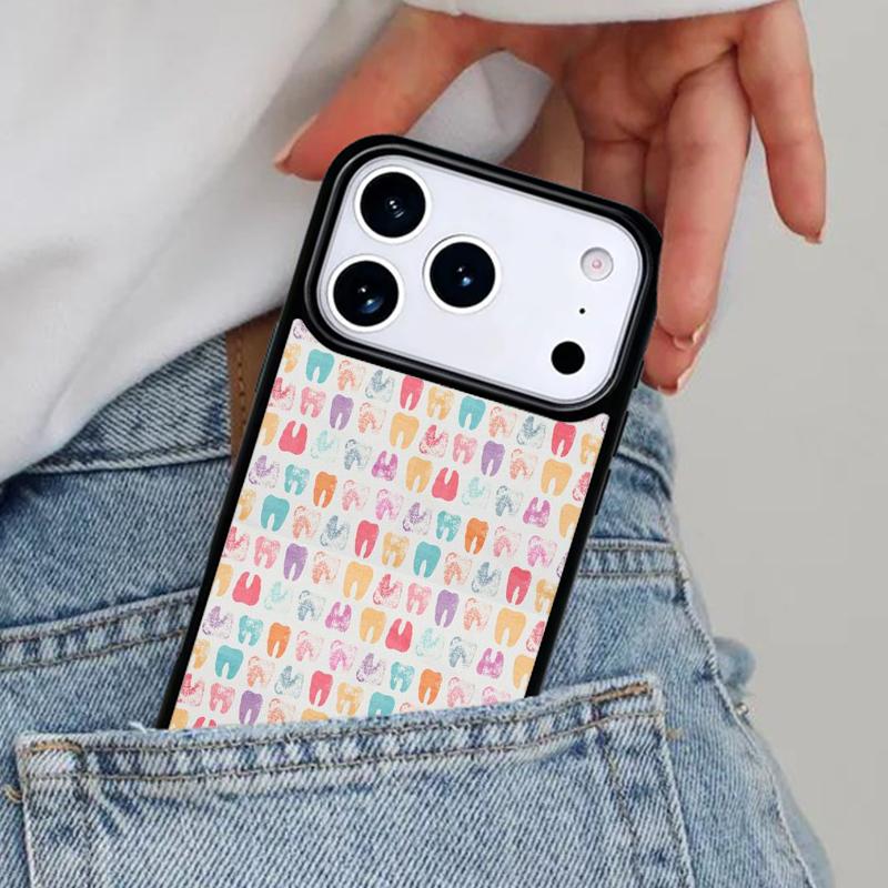 Dentist Dental Tooth Soft Phone Case for iPhone 16e 15 14 13 12 17 Pro Max Plus Air 17pro Cover Coque