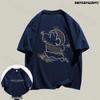Seven Little Sheep Slim Fit Unisex Cartoon T-shirt, Short Sleeve, Korean Style, Ideal Couple Outfit
