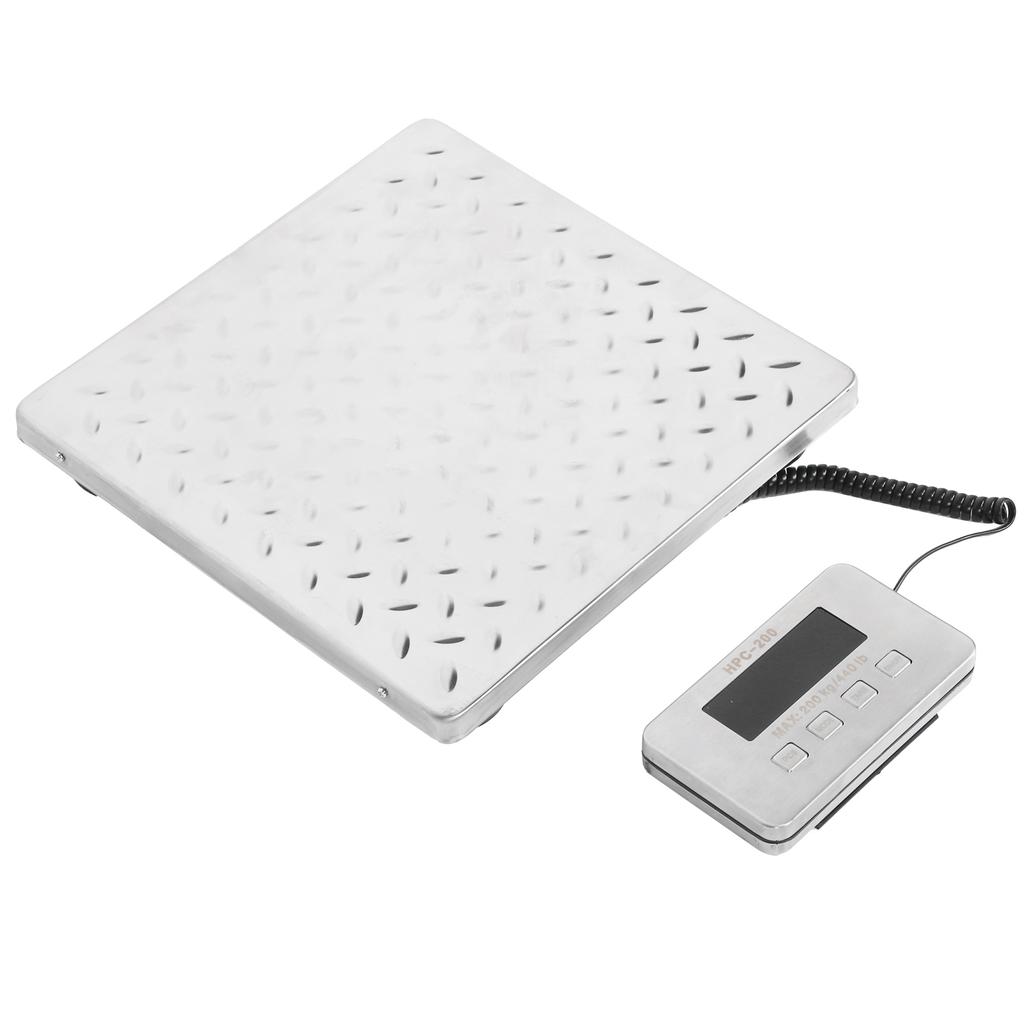 200kg Stainless Steel Platform Postal Shipping Scale for Busniess Office Home Warehouse Package
