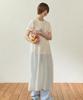 WIOE Refresh Seethrouh Dress_Cream