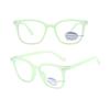 Photochromic Square Rice Nail Children's Eyeframe Color Change Anti Blue Light Flat Mirror Glasses Cute Boys And Girls