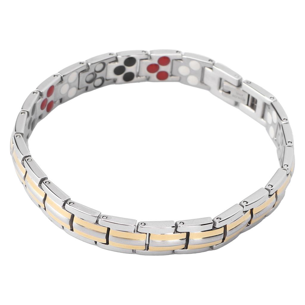 Titanstahl Magnettherapie Armband Schmerzlinderung Magnetarmband für Gesundheitspflege