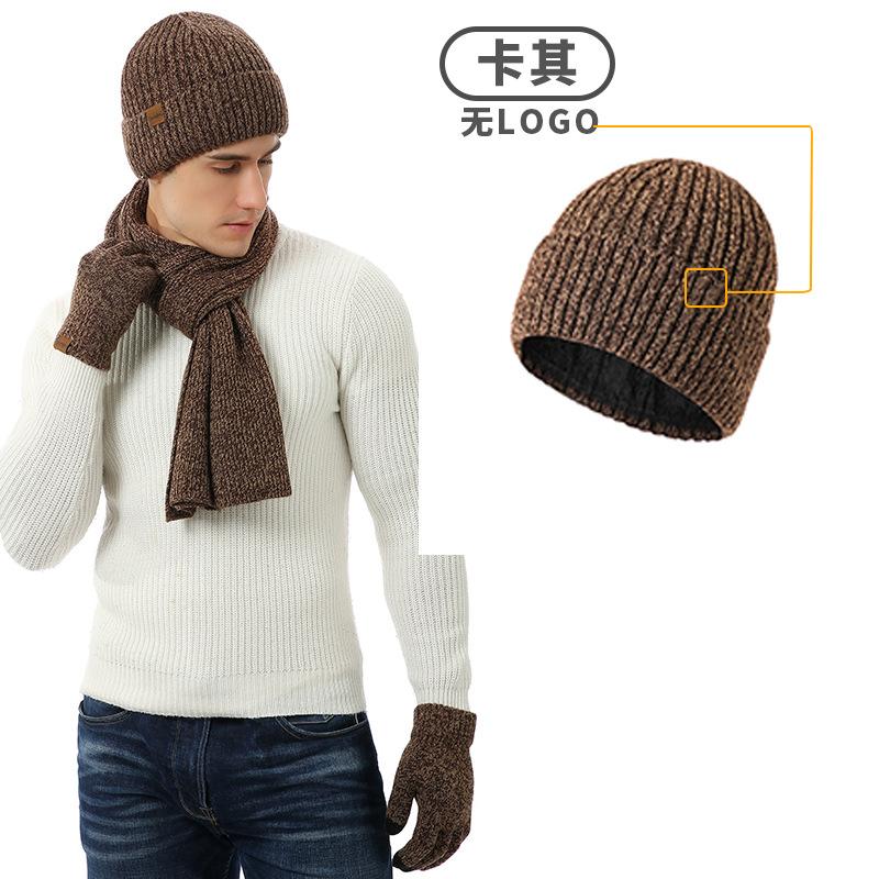 Winter Cross-border Wool Hat Middle-aged and Elderly European and American Knitted Amazon Warm Velvet Hat Spot